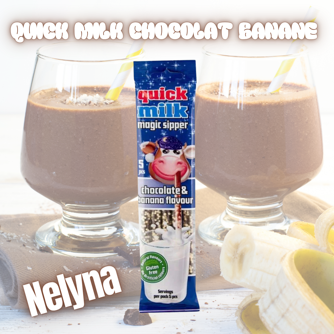 Paille magique choco-banane