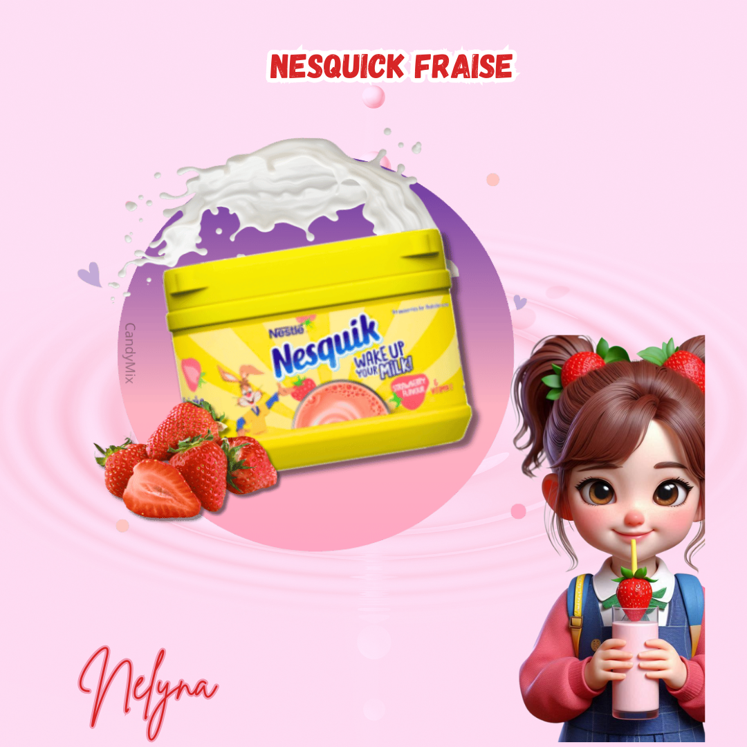 nesquick milshake fraises