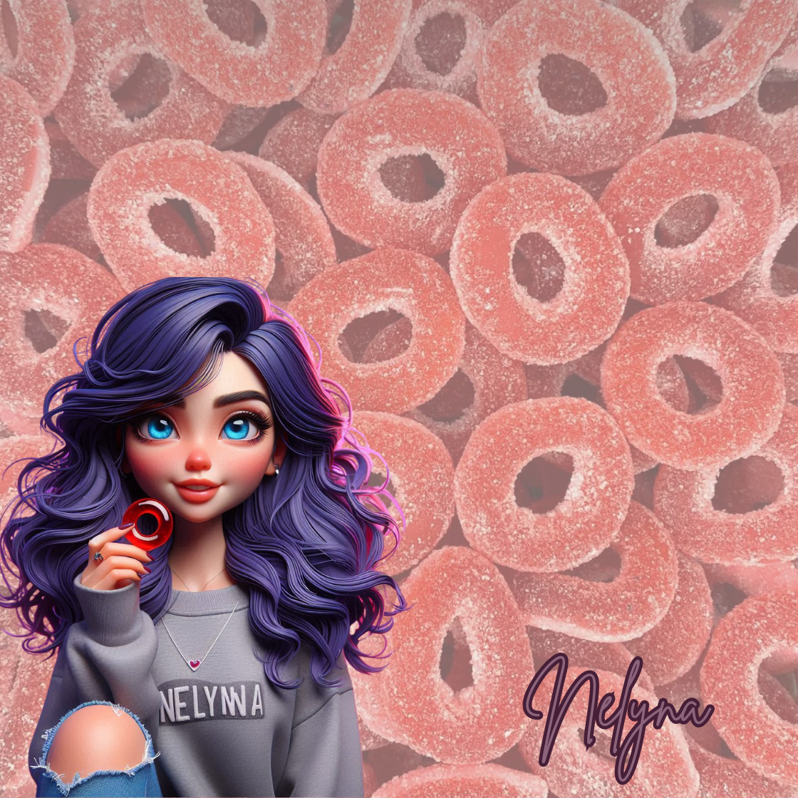 Anneaux sucré fraises- Halal