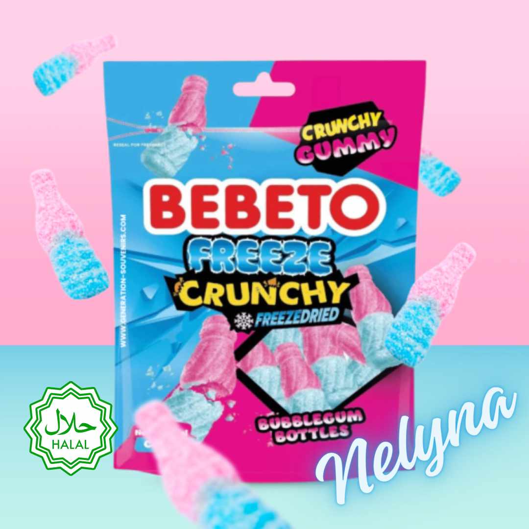 Freeze crunchy bubble gum - halal