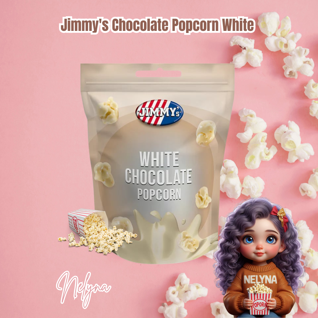 Pop corn chocolat blanc