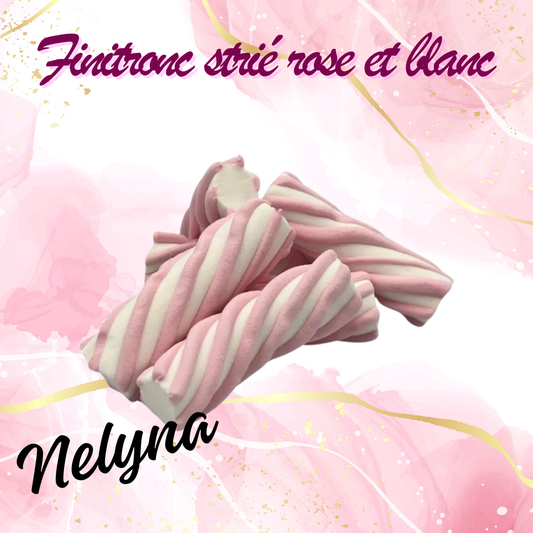 Finitronc strie Rose et blanc