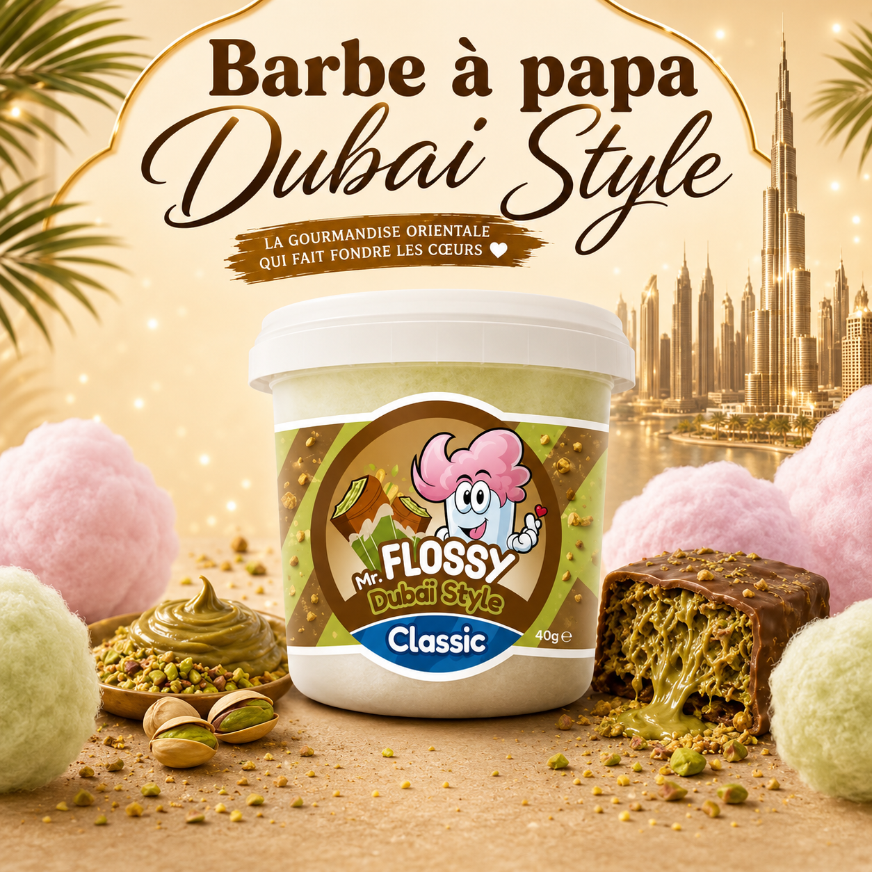 Mr. Flossy Barbe a papa Dubaï Style