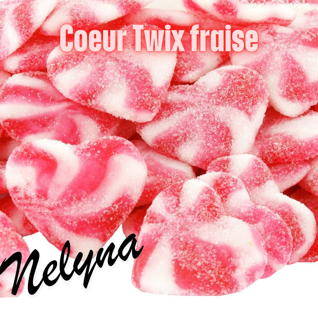 Coeur Twix fraise