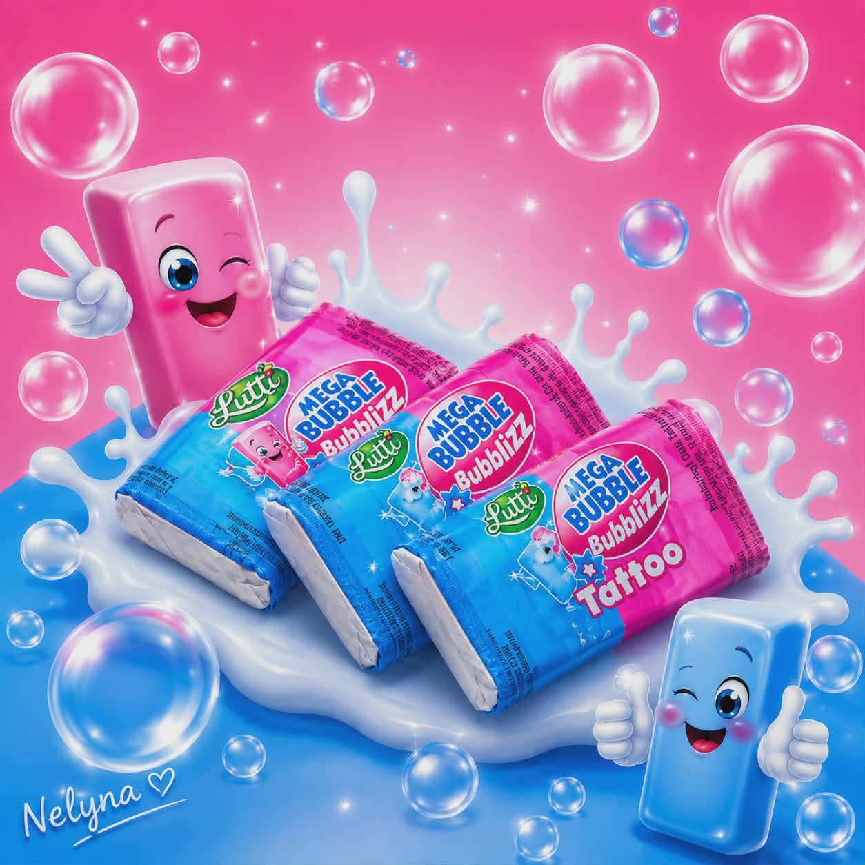 đ©·đ Mega Bubble Bubblizz Tattoo â Lutti đđ©·
