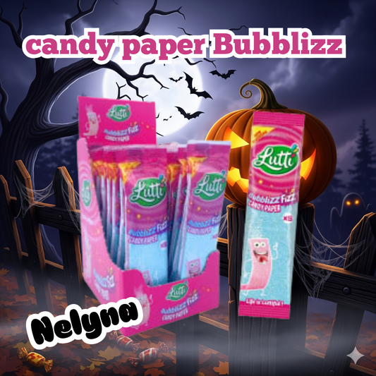 Bubblizz Fizz candy paper
