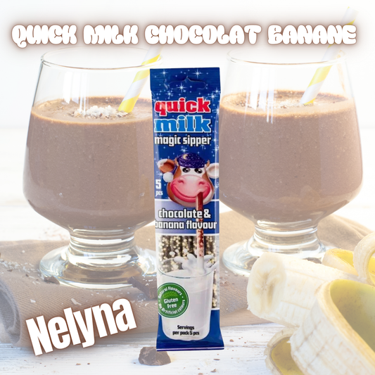 Paille magique choco-banane