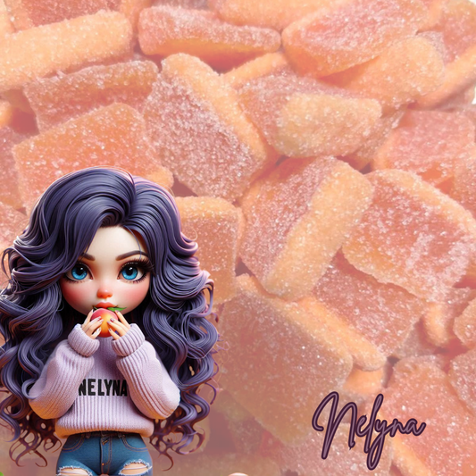 tranche de pêches sucré - Halal