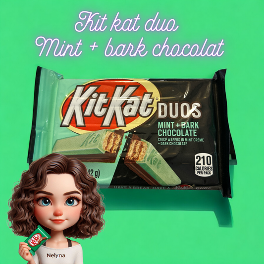 KitKat Duos Menthe Chocolat Noir