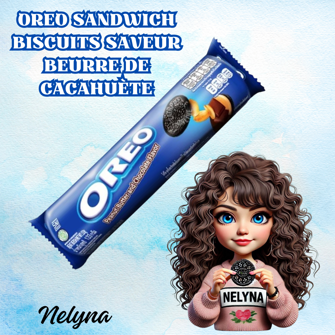 Oreo rol cookie peanut butter & chocolat