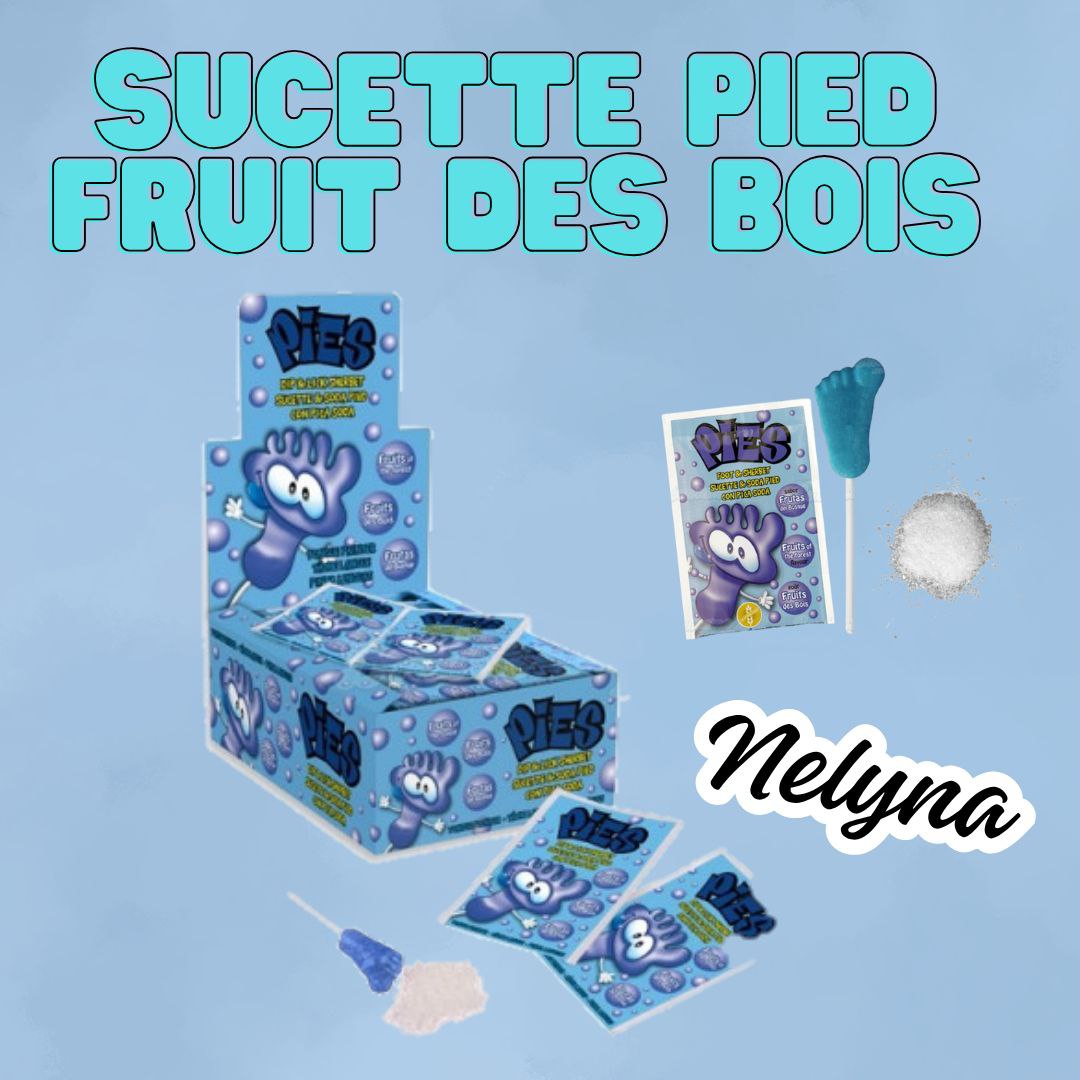 Sucette pied fruit des bois
