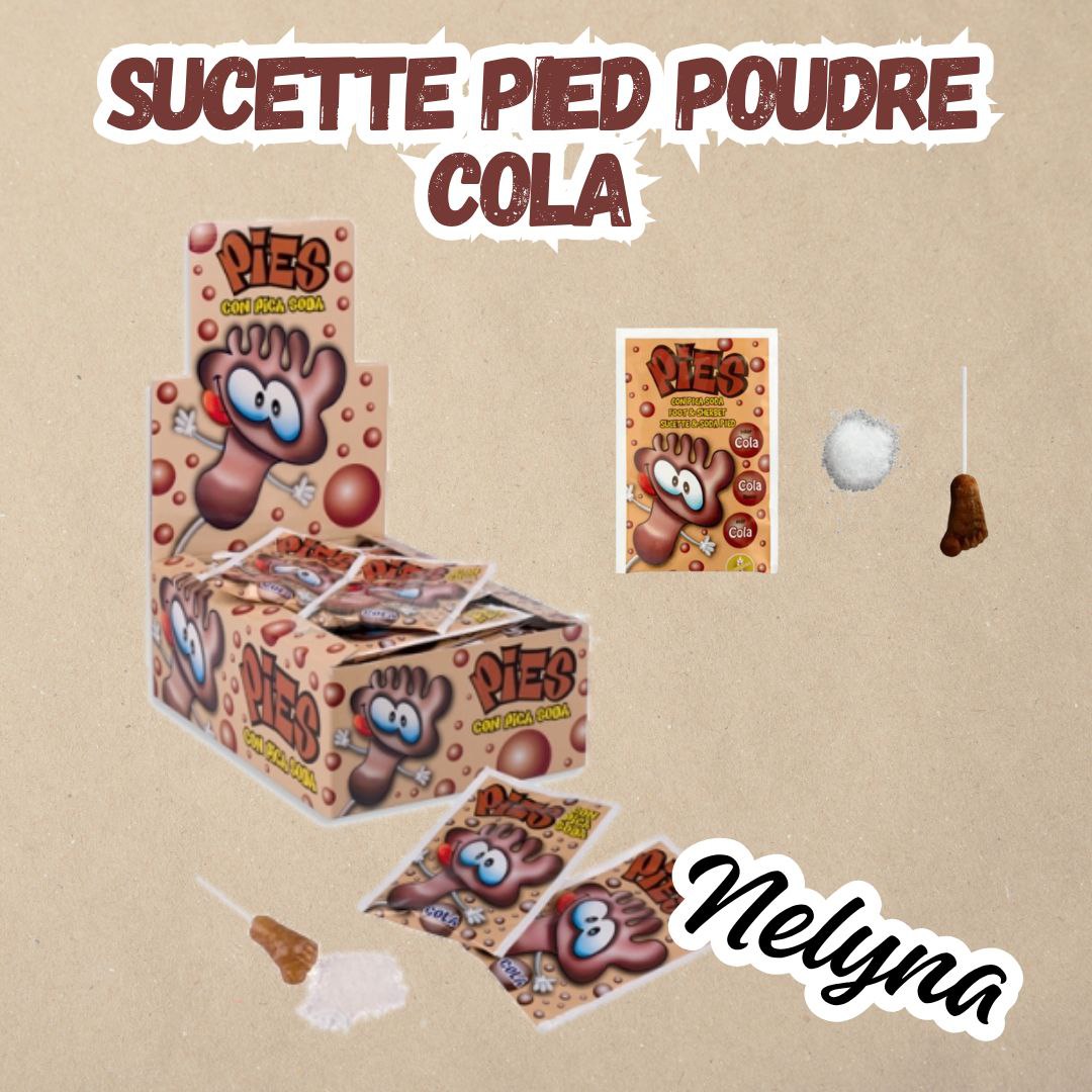Sucette pieds cola