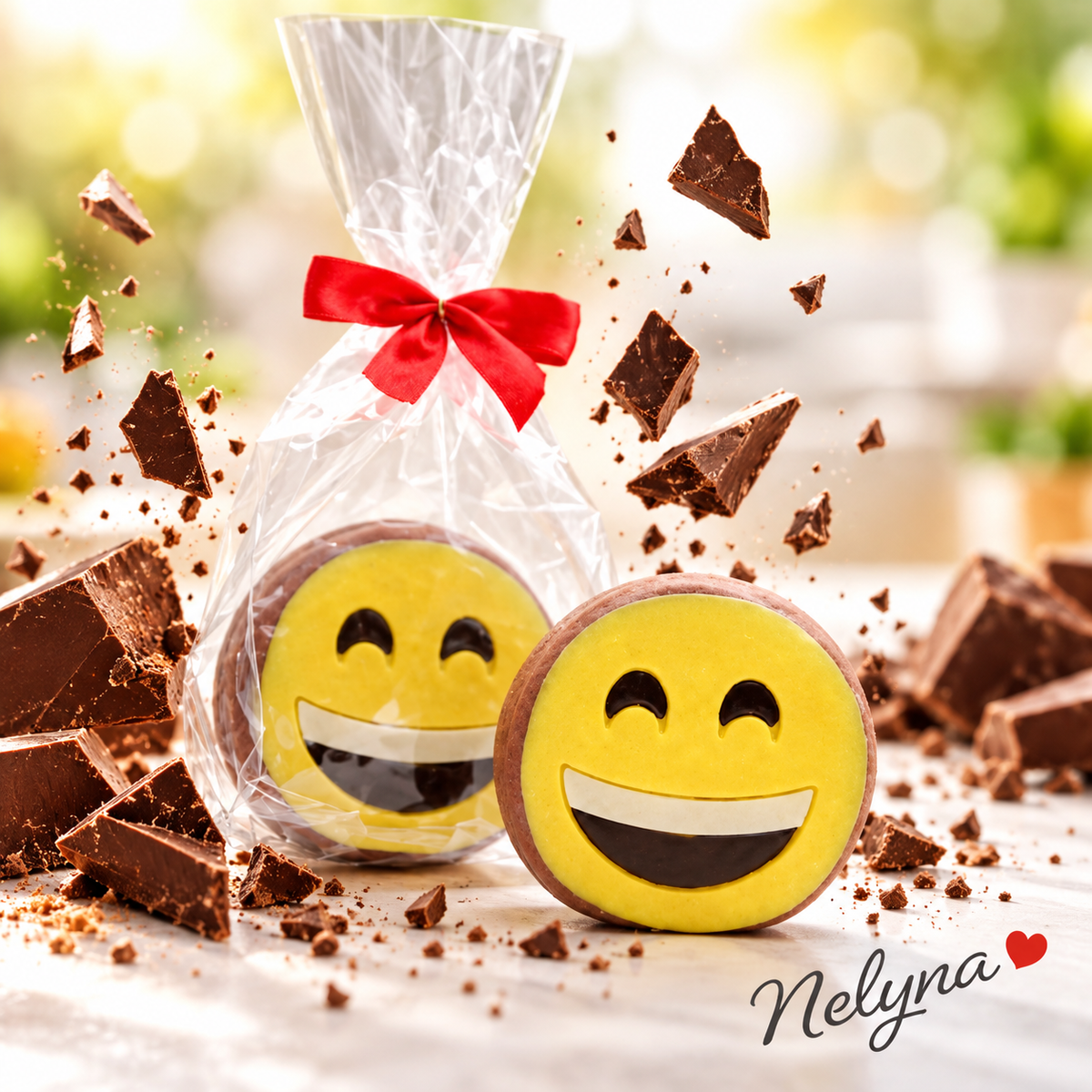 😋 Smiley en Chocolat au Lait