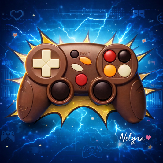 Manette de jeu en chocolat au lait