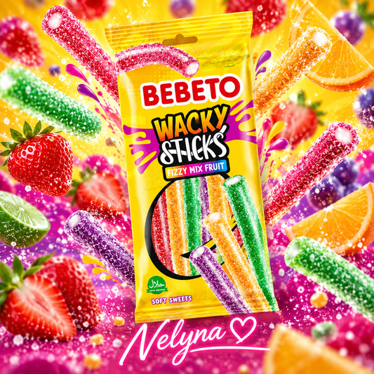 Bebeto Wacky Sticks Fruit ⚡