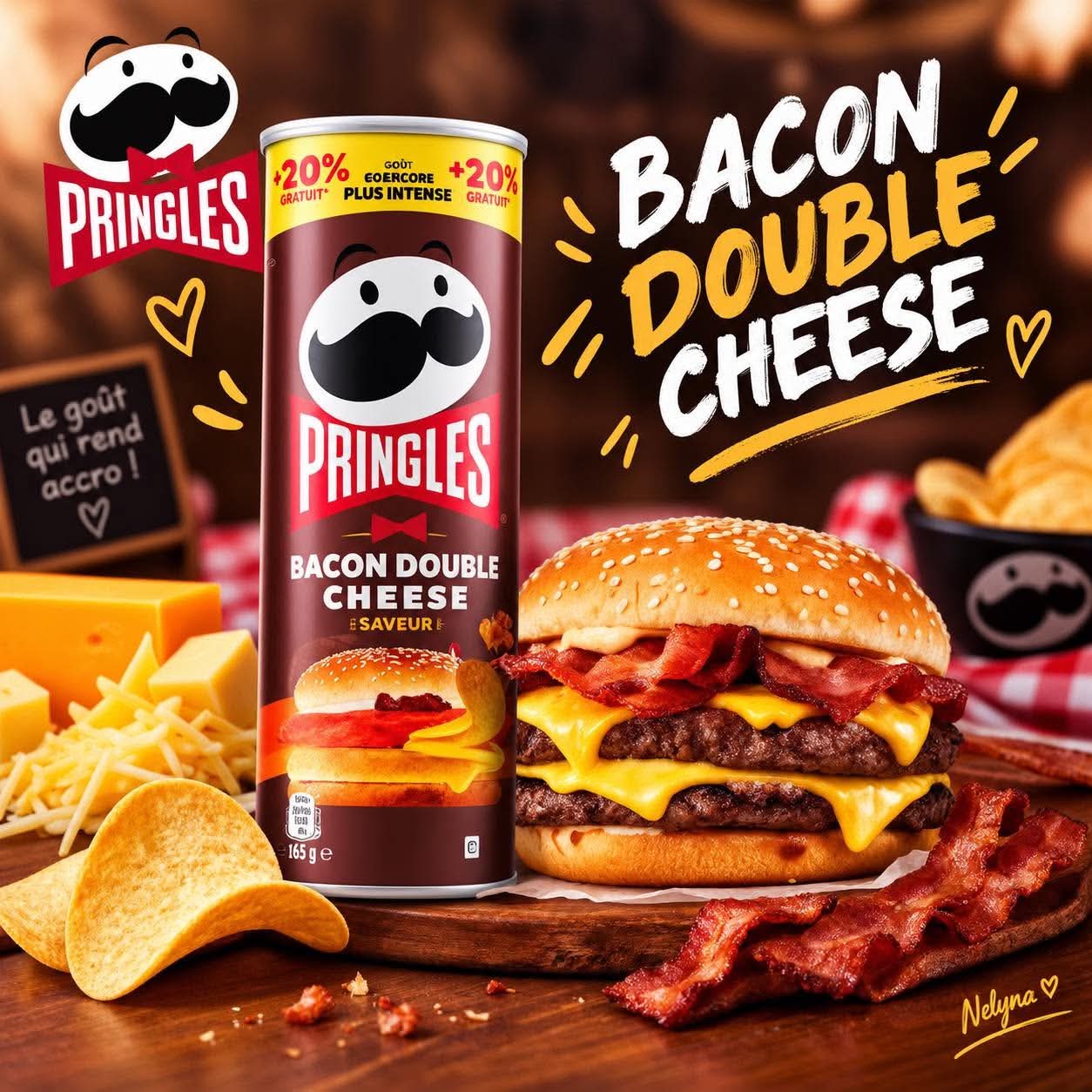 🥓🧀 Pringles Bacon Double Cheese