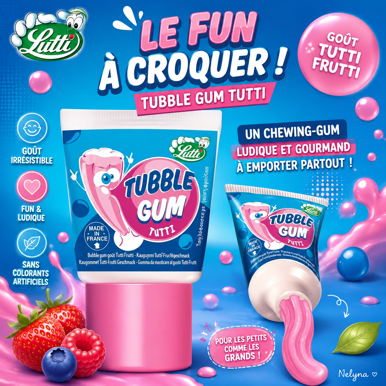 🩷💙 Tubble Gum Tutti – Lutti 💙🩷