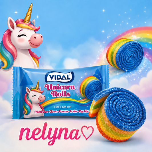 🦄 Unicorn Rolls – Vidal 🌈