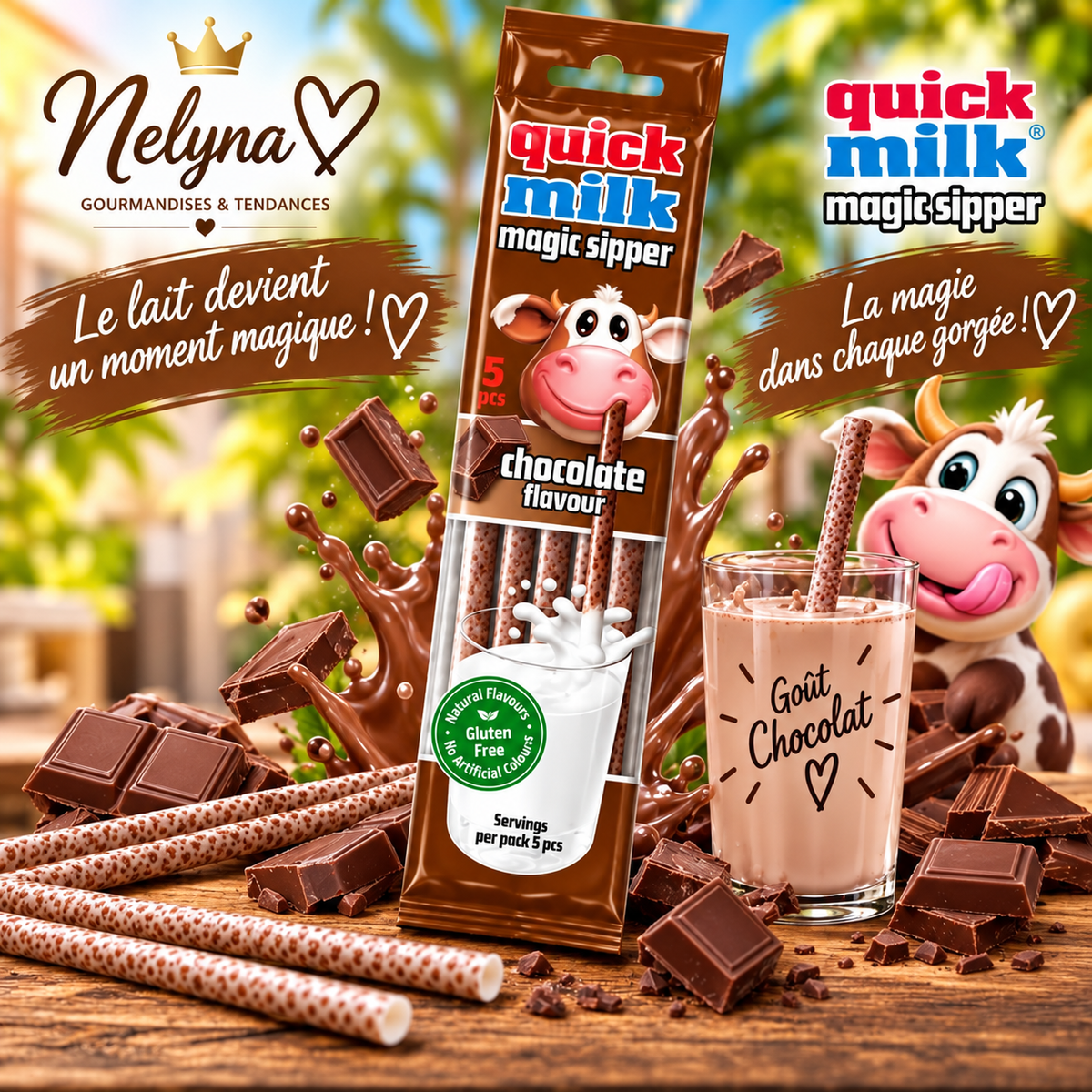 Quick Milk Magic Sipper Chocolat (pré commande)