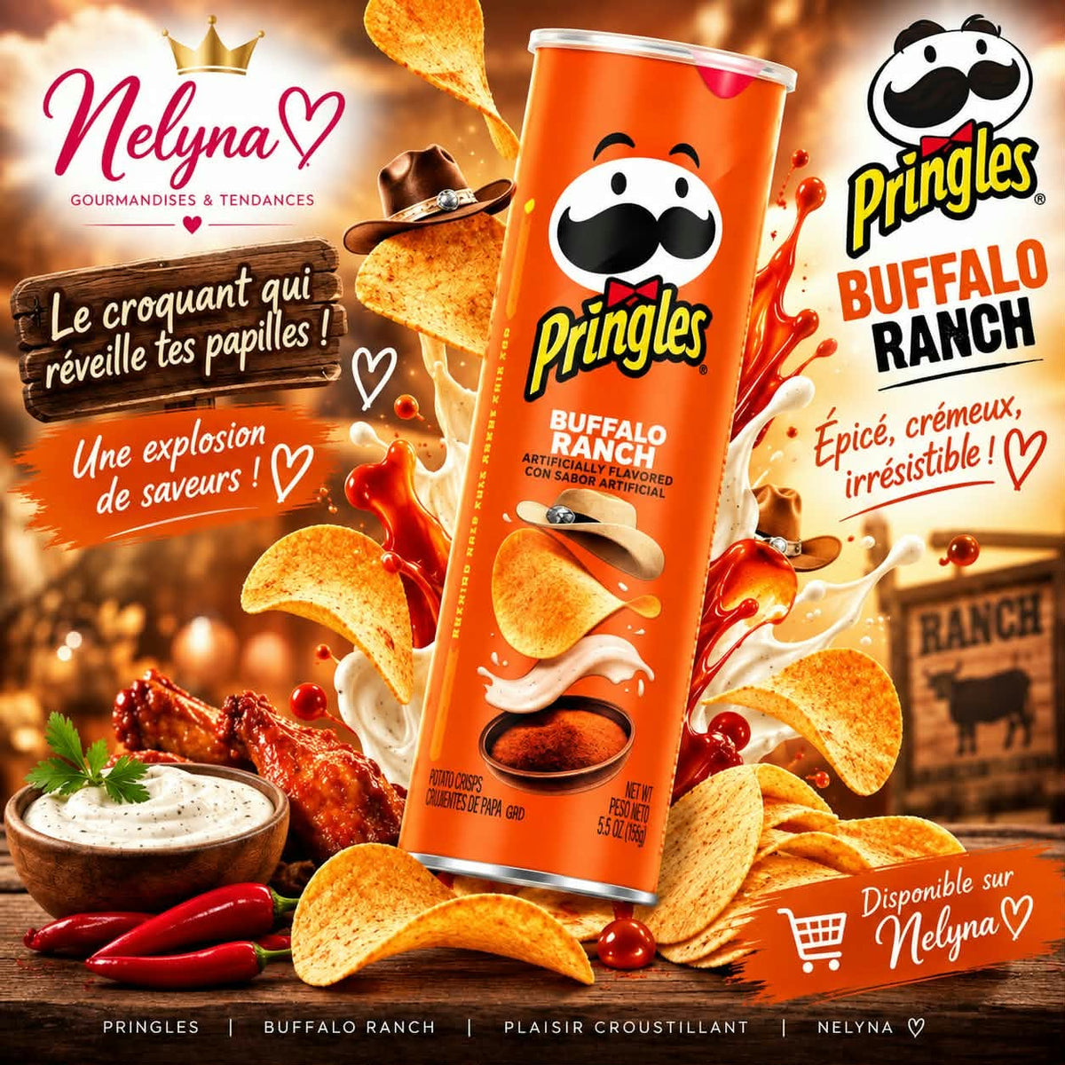 Pringles Buffalo Ranch