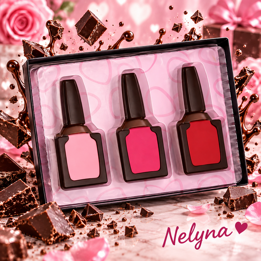 Vernis à ongles en chocolat au lait