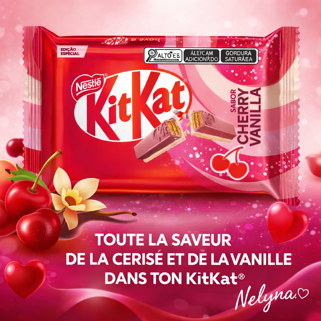 KitKat cerise vanille