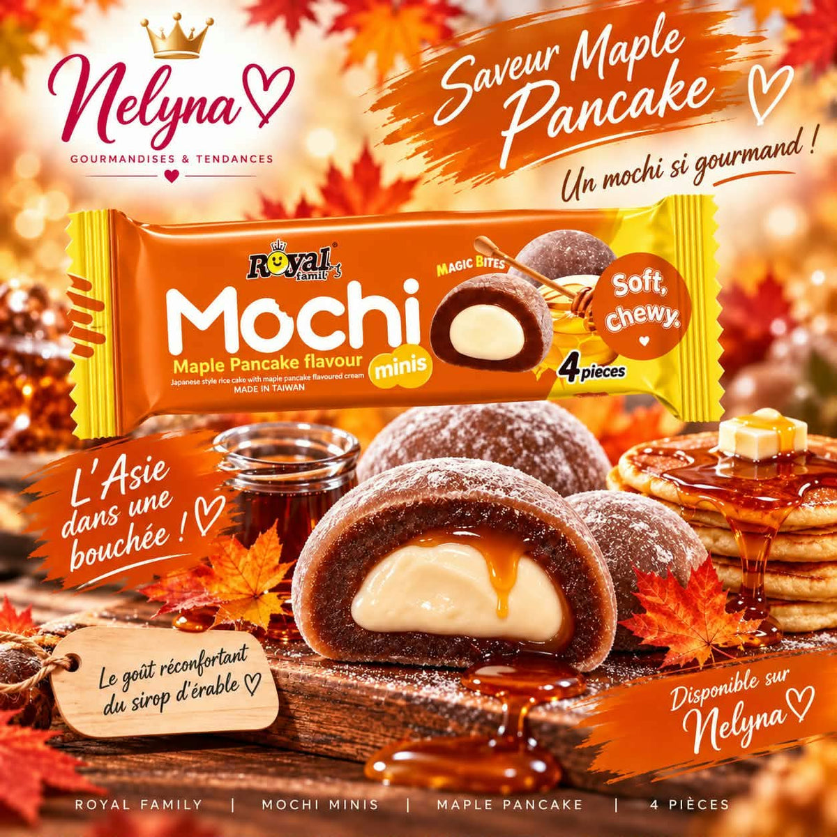 Royal Family Mochi Maple Pancake (pré commande)