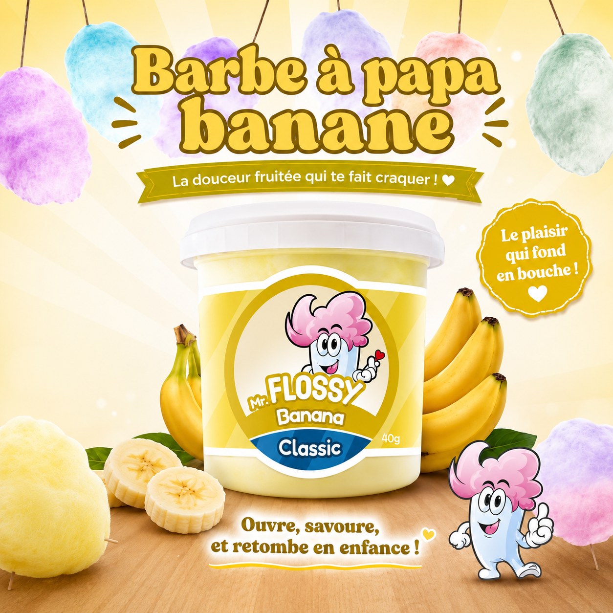 Mr. Flossy Barbe a papa Banane