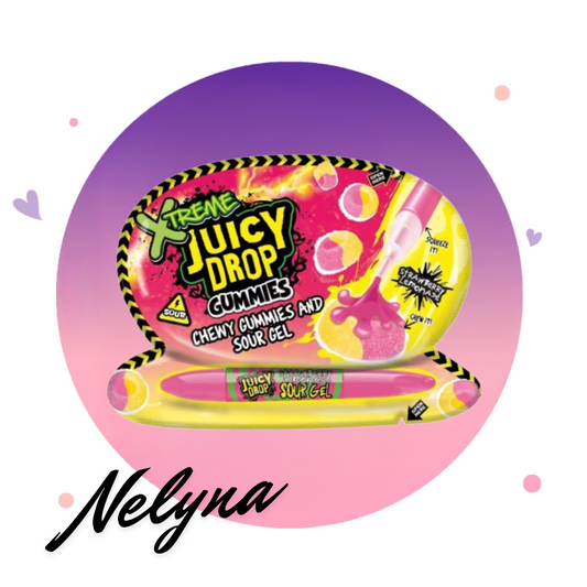 Bazooka Juicy Drop Gummies Xtreme Sour Gel