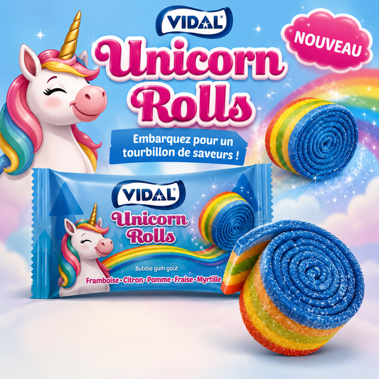 🦄 Unicorn Rolls – Vidal 🌈