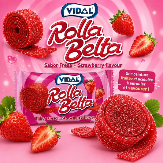 🍓 Rolla Belta Fraise – Vidal 🍓