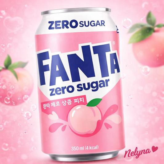 Fanta zéro à la pêche blanche