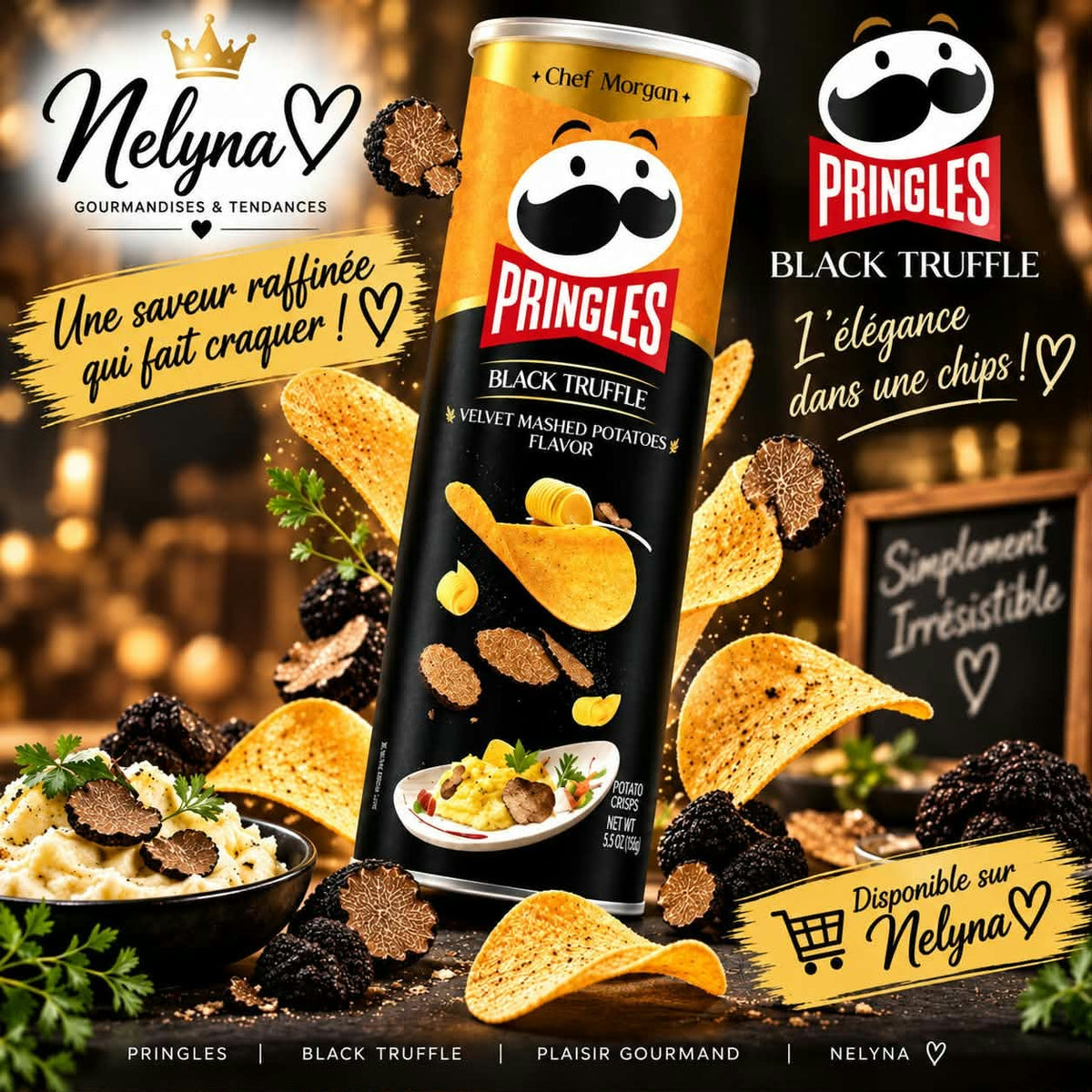 Pringles Black Truffle Velvet Mashed Potatoes (pré commande)