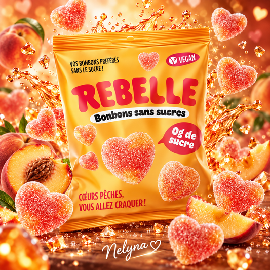 Cœurs  pèches Rebelle