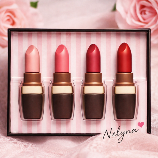 Rouge à lèvres en chocolat au lait