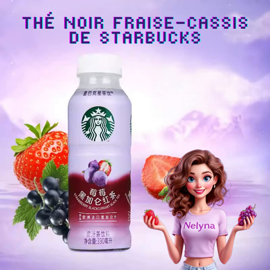 Thé noir fraise cassis