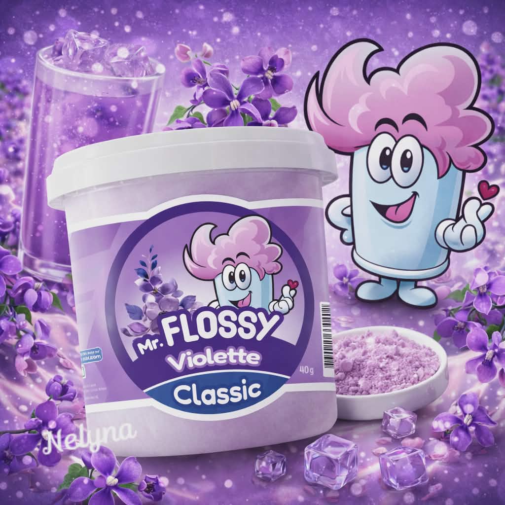 🍭 Mr. Flossy Barbe à Papa Violette