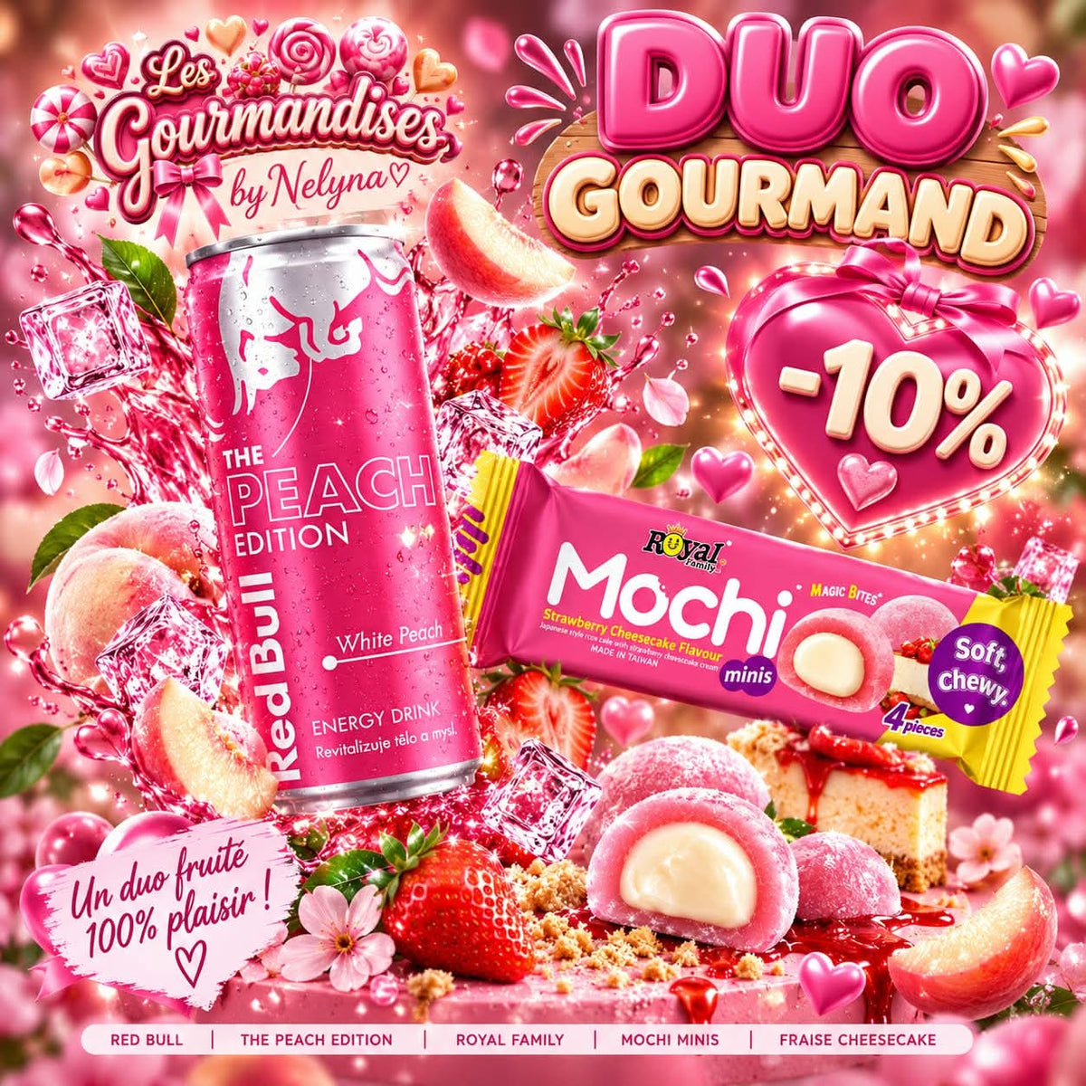 🍑💗 Le Duo Peachy Mochi Love ! 🍓