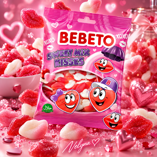Bebeto Sweet Mix Kisses Halal 💋❤️