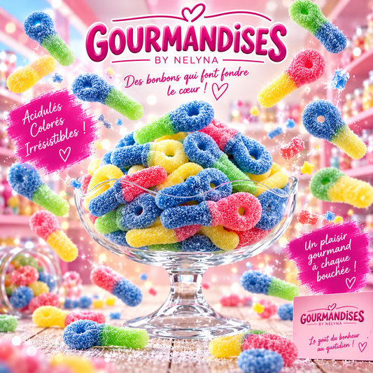 Tétine Vegan Multicolor Acidulée 🍭