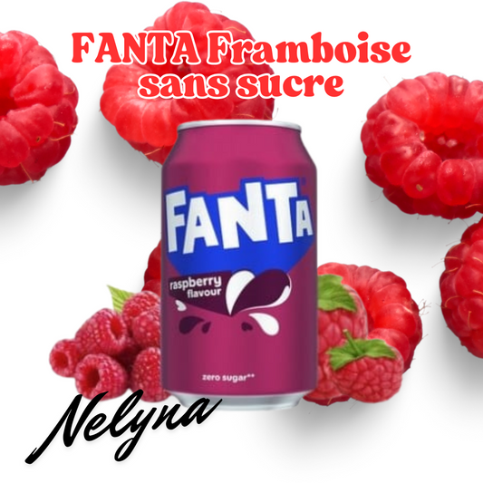 Fanta Raspberry sans sucre