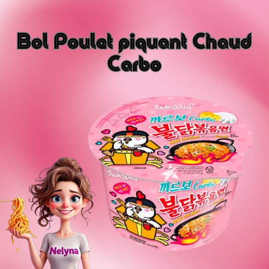 Bol poulet piquant chaud carbo