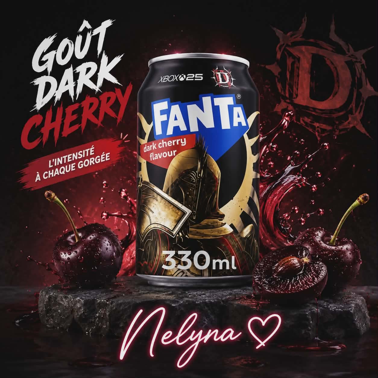 🥤 Fanta Dark Cherry – Édition Spéciale