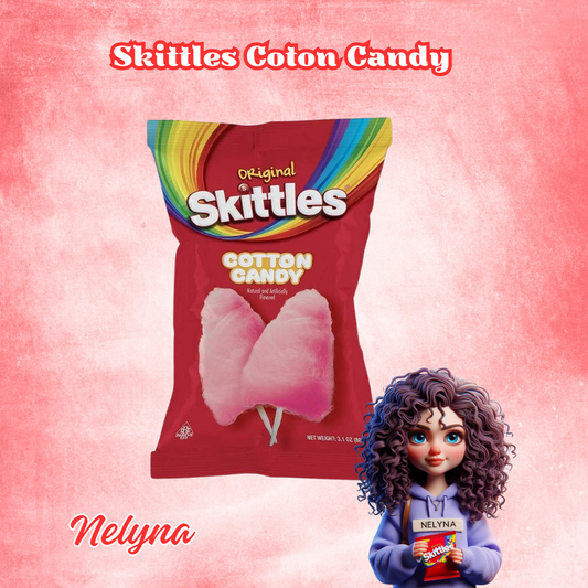 Skittles cotton candy